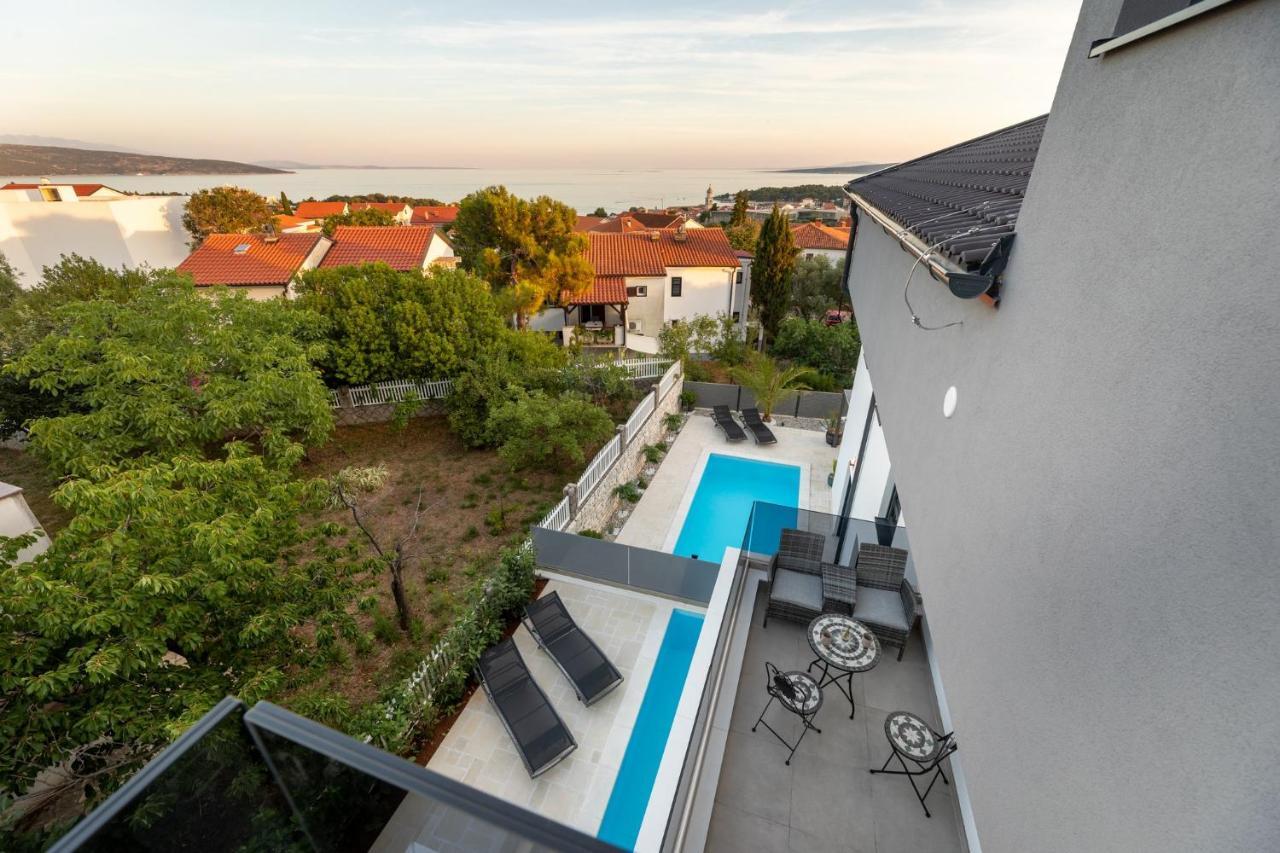 Luxury Villa Adria Apartments Krk Town Exterior foto