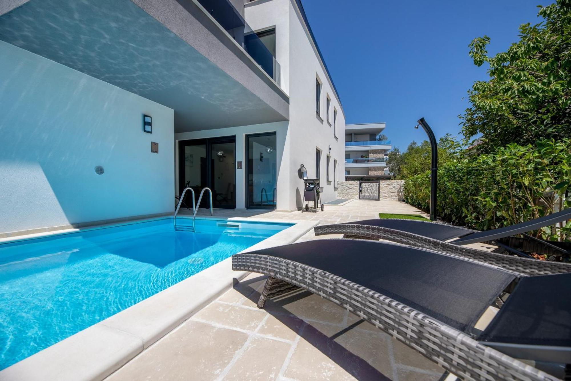 Luxury Villa Adria Apartments Krk Town Exterior foto