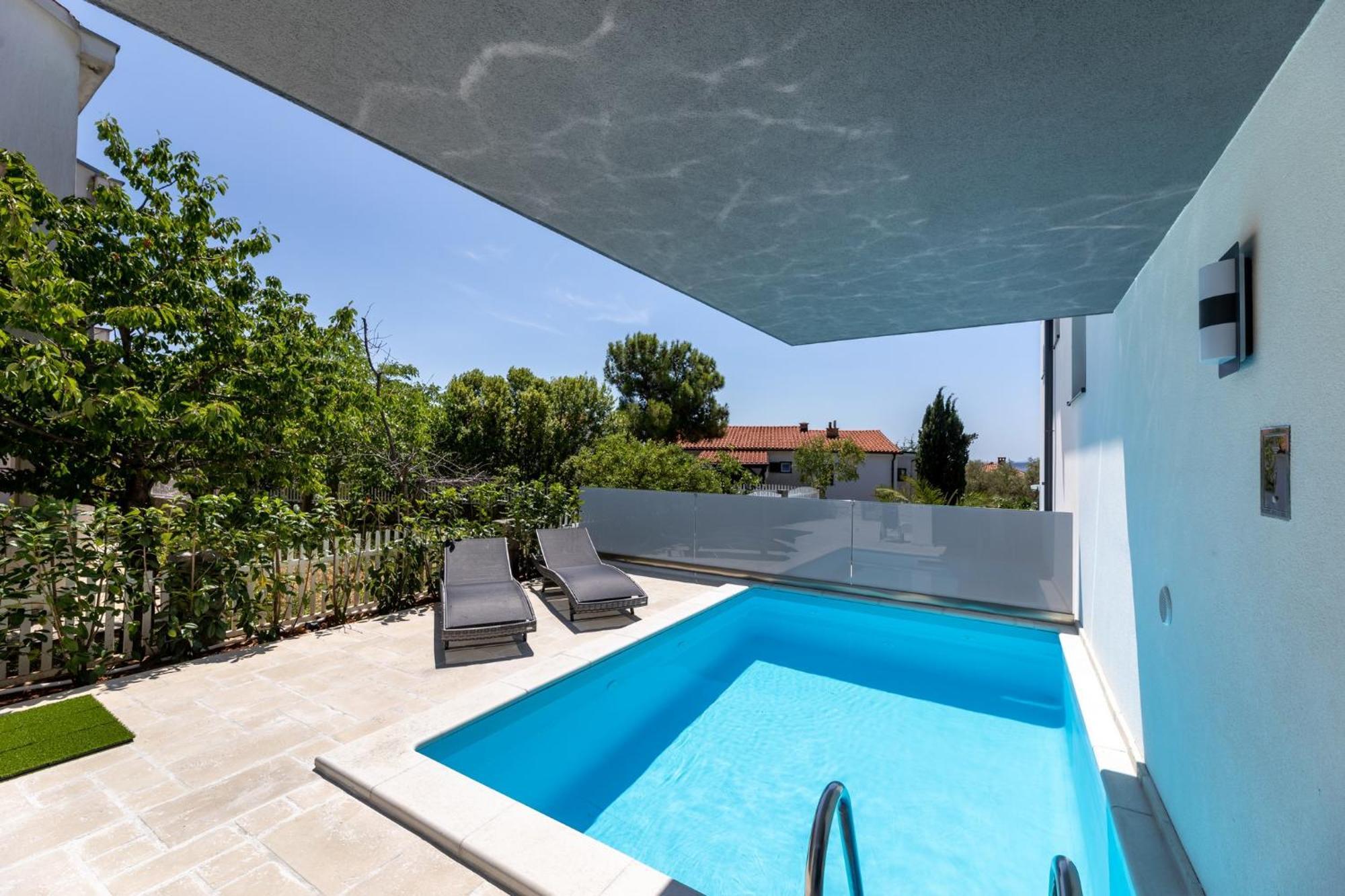 Luxury Villa Adria Apartments Krk Town Exterior foto